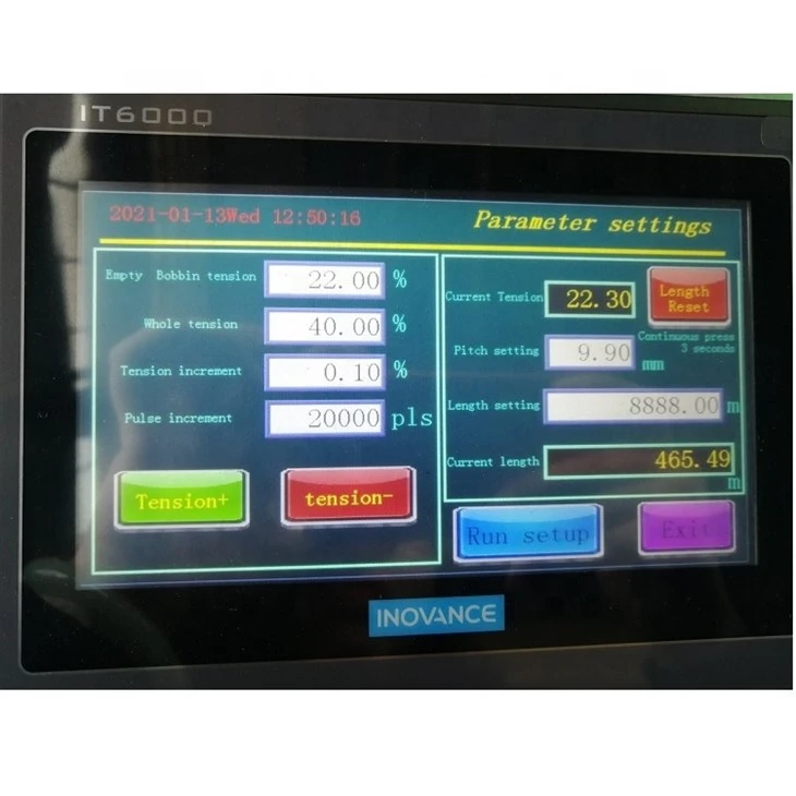 operation screen